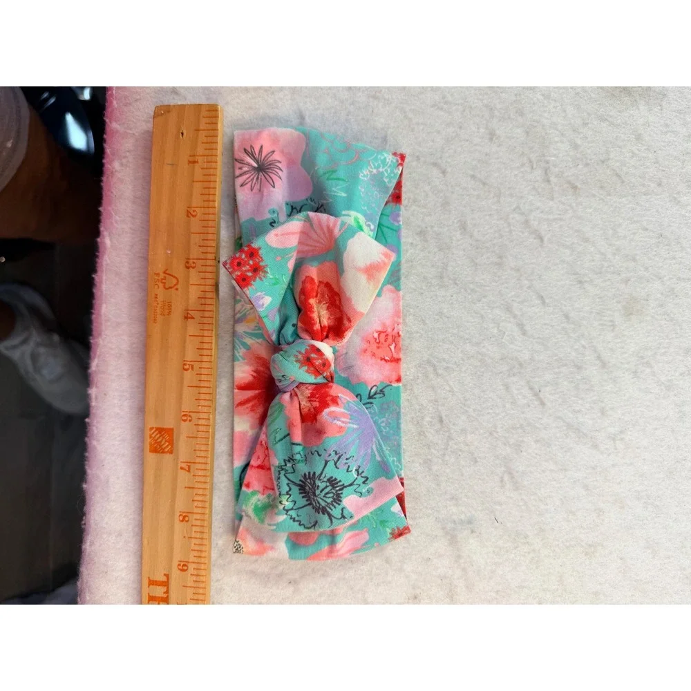 Matilda Jane Girls Headband Lot 5pc Floral Gingham Striped Bows OS